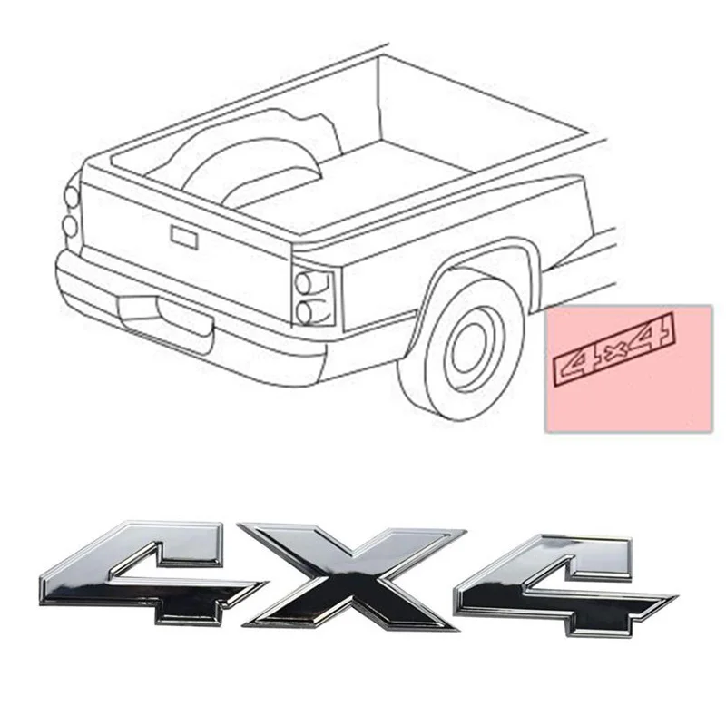 Nameplate Rustproof Car Waterproof ABS 3pcs/Set 4X4 Emblem For Dodge Ram Chrome Tool Kit Sticker
Nameplate Rustproof Car Waterproof ABS 3pcs/Set 4X4 Emblem For Dodge Ram Chrome Tool Kit Sticker
