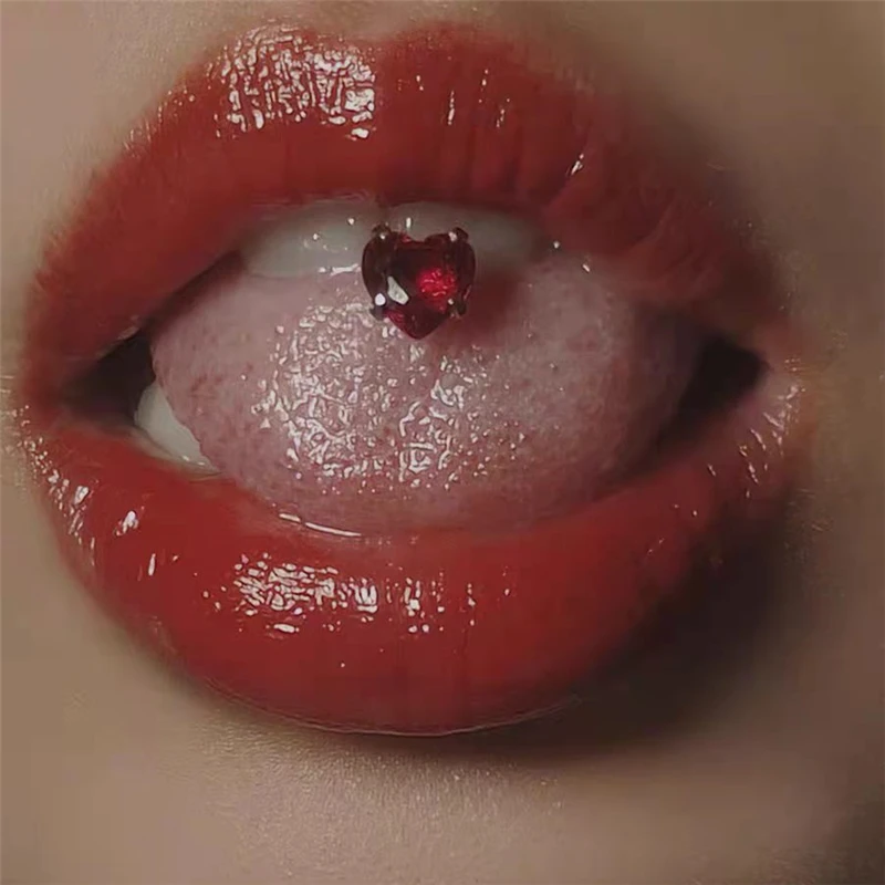 1Pcs Titanium Steel Piercing Tongue Ring Heart Crystal Zircon Tongue Studs For Women Piercing Body Jewelry Ear Stud Lip Studs
1Pcs Titanium Steel Piercing Tongue Ring Heart Crystal Zircon Tongue Studs For Women Piercing Body Jewelry Ear Stud Lip Studs