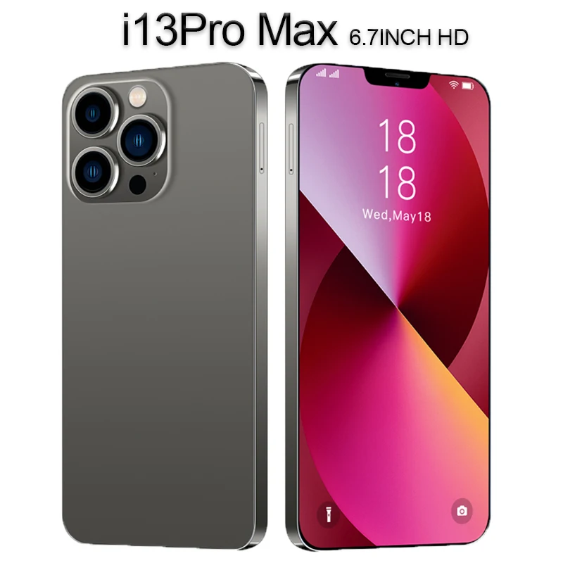 2022 New 13 Pro Max Smartphone 6.7 Inch 16GB + 512GB 10 Core Phone 5G LET Phone HD Screen Face ID Global Version Mobile Phone 13
2022 New 13 Pro Max Smartphone 6.7 Inch 16GB + 512GB 10 Core Phone 5G LET Phone HD Screen Face ID Global Version Mobile Phone 13