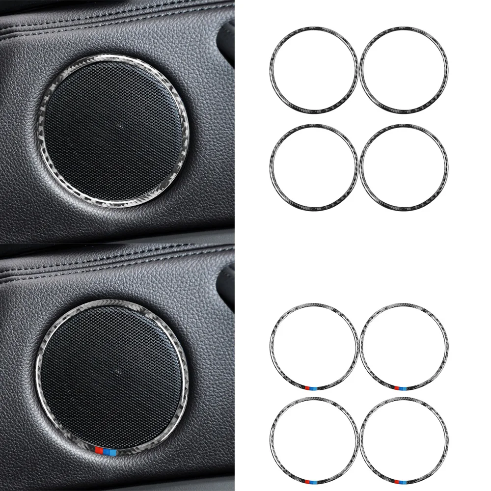 4pcs Carbon Fiber Car Door Speaker Decorative Circle Ring Sticker Loudspeaker Trim For BMW X3 F25 X4 F26 F07 5GT Accessories
4pcs Carbon Fiber Car Door Speaker Decorative Circle Ring Sticker Loudspeaker Trim For BMW X3 F25 X4 F26 F07 5GT Accessories