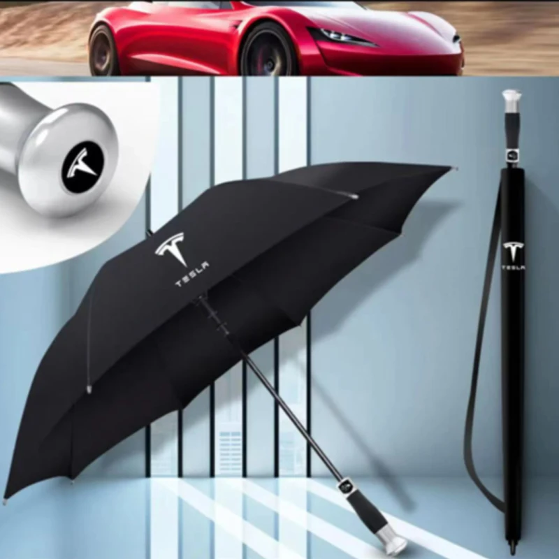 1pc For Tesla Model 3 Model X S Windproof Automatic Foldable Umbrella Car Emblem Logo Rain Parasol Sunshade Paraguas Accessories
1pc For Tesla Model 3 Model X S Windproof Automatic Foldable Umbrella Car Emblem Logo Rain Parasol Sunshade Paraguas Accessories