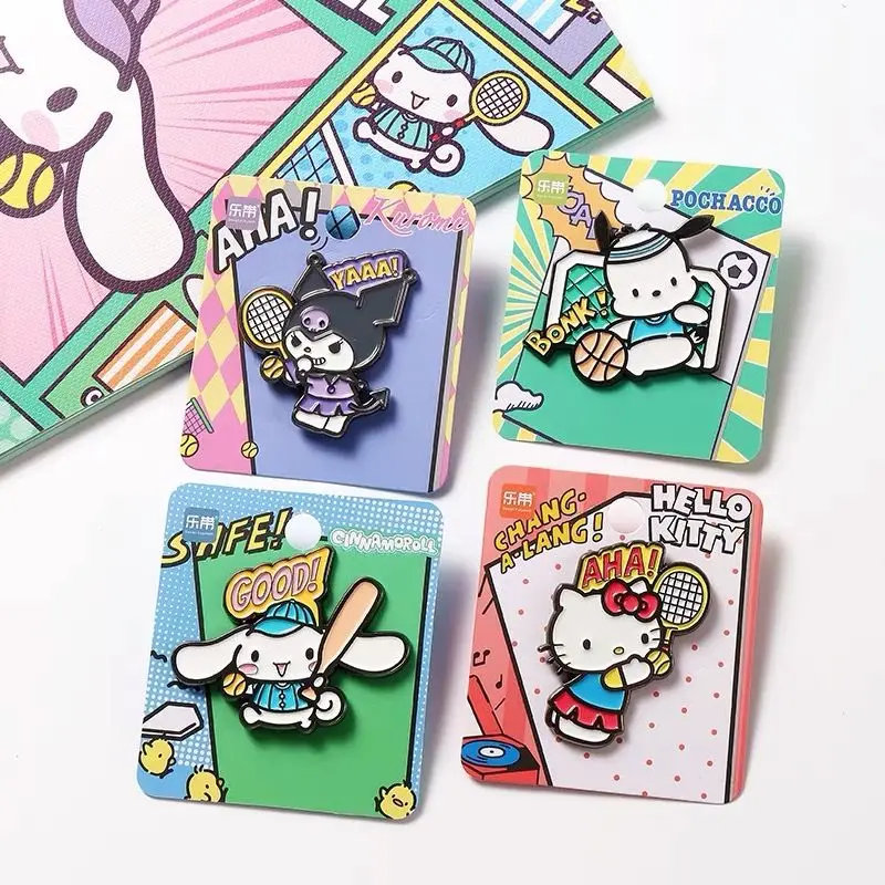 Sanrio Hello Kitty Kuromi Cinnamoroll Brooches Cute Cartoon Creative Pin Badge Fashion Shirt Bag Lapel Pins Jewelry Gift
Sanrio Hello Kitty Kuromi Cinnamoroll Brooches Cute Cartoon Creative Pin Badge Fashion Shirt Bag Lapel Pins Jewelry Gift