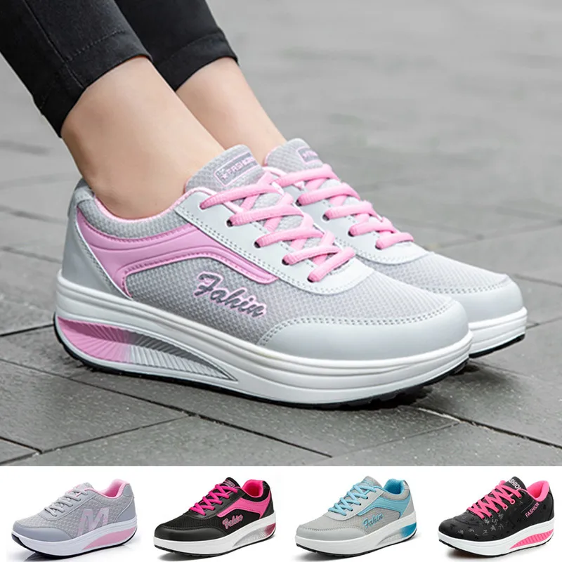 Women's Walking Shoes Fashion Lightweight Breathable Sneakers Casual Thick Bottom Shake Shoes Size 35-42 Zapatos Deportivos
Women's Walking Shoes Fashion Lightweight Breathable Sneakers Casual Thick Bottom Shake Shoes Size 35-42 Zapatos Deportivos