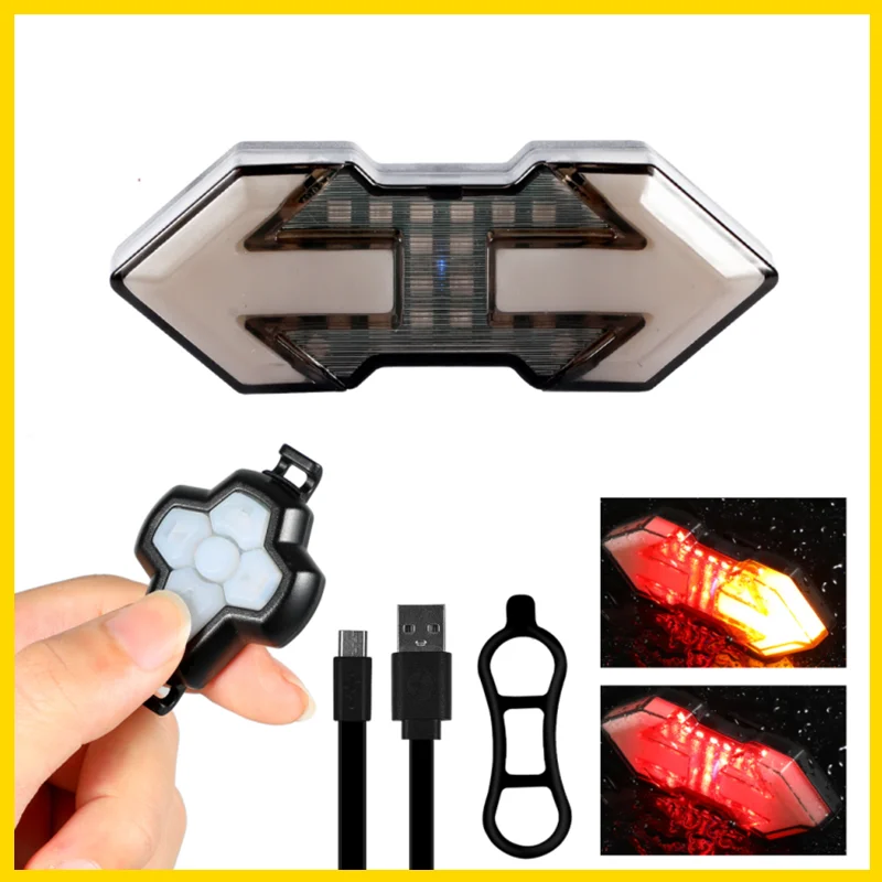 Bicycle Light Brake Bike Tail Lamp Wireless Remote Control Cycling Taillight USB Charging Waterproof Turn Signal Warning Light
Bicycle Light Brake Bike Tail Lamp Wireless Remote Control Cycling Taillight USB Charging Waterproof Turn Signal Warning Light