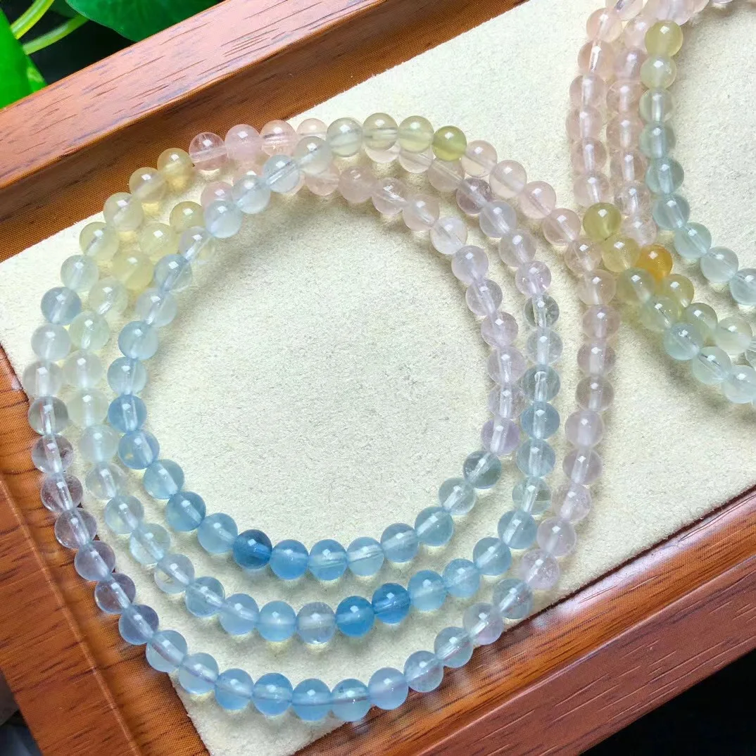 1 шт. Fengbaowu натуральный Берил морганит браслет Круглый бисер 3 петли Кристалл Рейки исцеляющий камень Модная бижутерия подарок для женщин
1 шт. Fengbaowu натуральный Берил морганит браслет Круглый бисер 3 петли Кристалл Рейки исцеляющий камень Модная бижутерия подарок для женщин