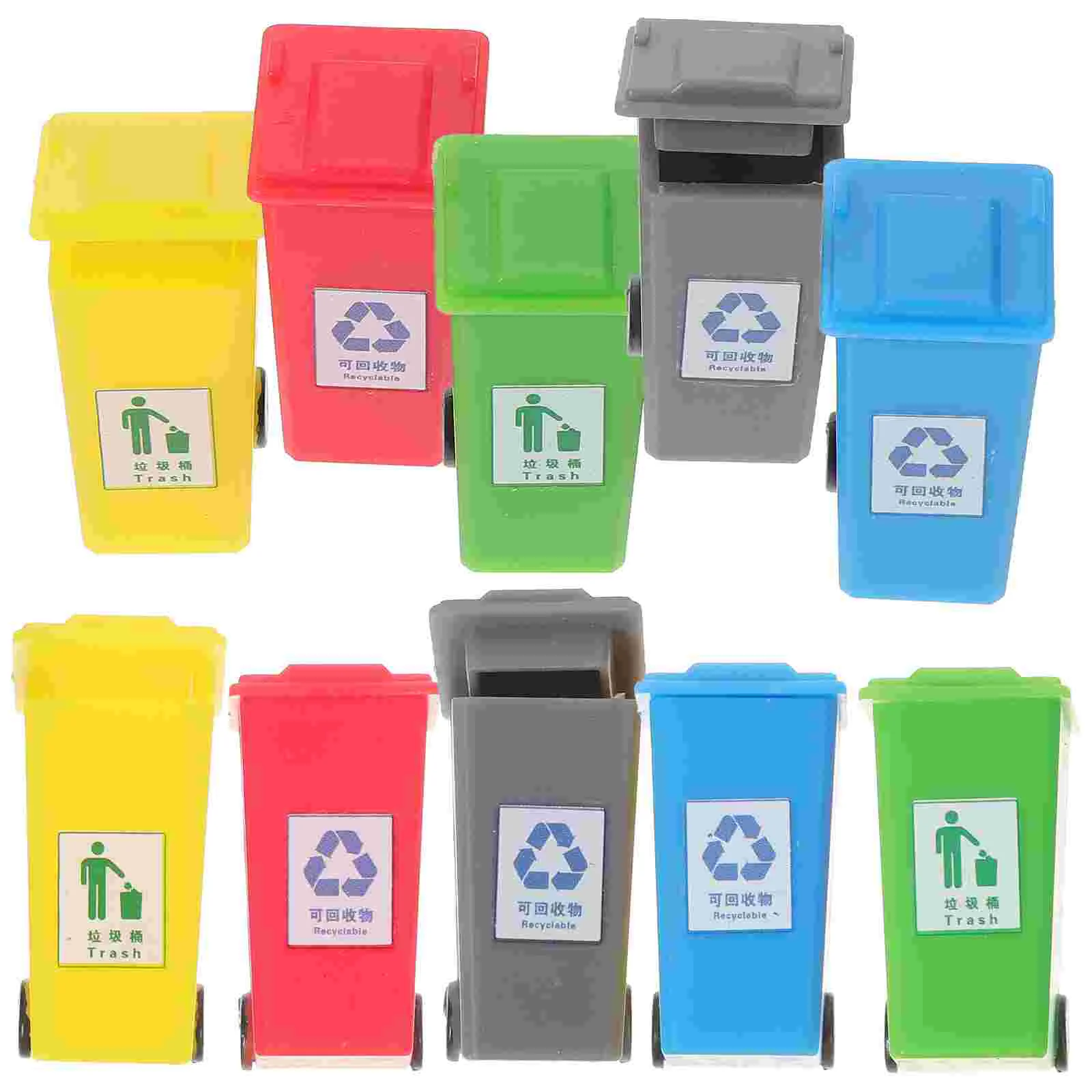10 Pcs Tiny House Accessories Train Scenery Garbage Can Garbage Sorting Toy Mini Wastebasket Trash Can Model Garbage Truck Toys
10 Pcs Tiny House Accessories Train Scenery Garbage Can Garbage Sorting Toy Mini Wastebasket Trash Can Model Garbage Truck Toys