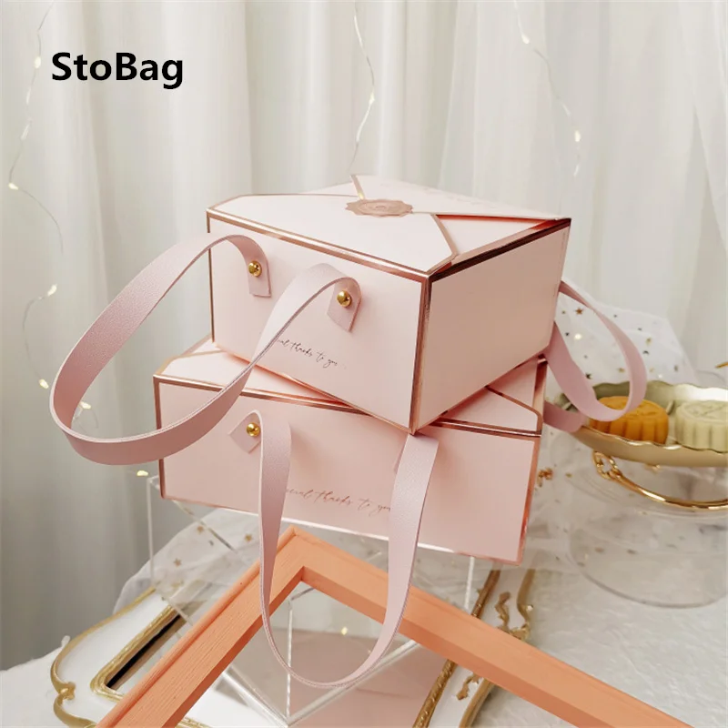 StoBag 5 шт. Бронзирующая портативная бумажная коробка кожаная портативная веревка упаковка шоколадных конфет на день рождения Новогодний под... 
StoBag 5 шт. Бронзирующая портативная бумажная коробка кожаная портативная веревка упаковка шоколадных конфет на день рождения Новогодний под...
