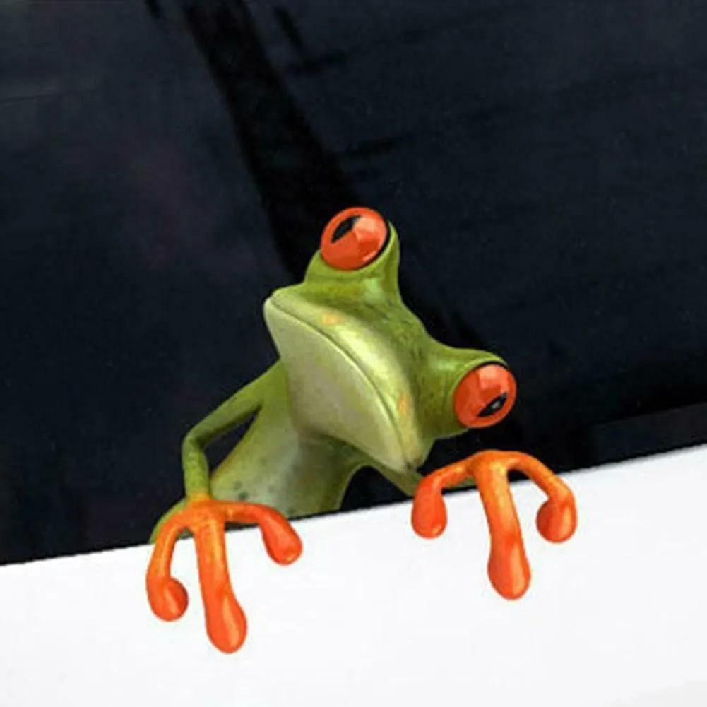 3D Peep Frog Car Stickers Green Popular Decals With Adhesive Tape Water Proof High Temperature Car Decoration
3D Peep Frog Car Stickers Green Popular Decals With Adhesive Tape Water Proof High Temperature Car Decoration