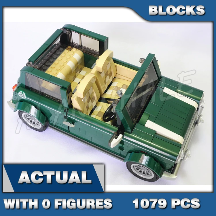 

1079pcs 10568 Mobile Expert Cooper Car 3D Model Building Blocks Toys Bricks Set Compatible with