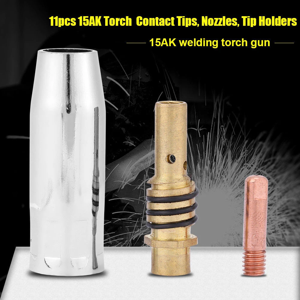2022 Brand New Welder Torch Nozzle Welding Tools Metal 11pcs 130g 1Set Accessories Contact Tips Galvanized Copper
2022 Brand New Welder Torch Nozzle Welding Tools Metal 11pcs 130g 1Set Accessories Contact Tips Galvanized Copper