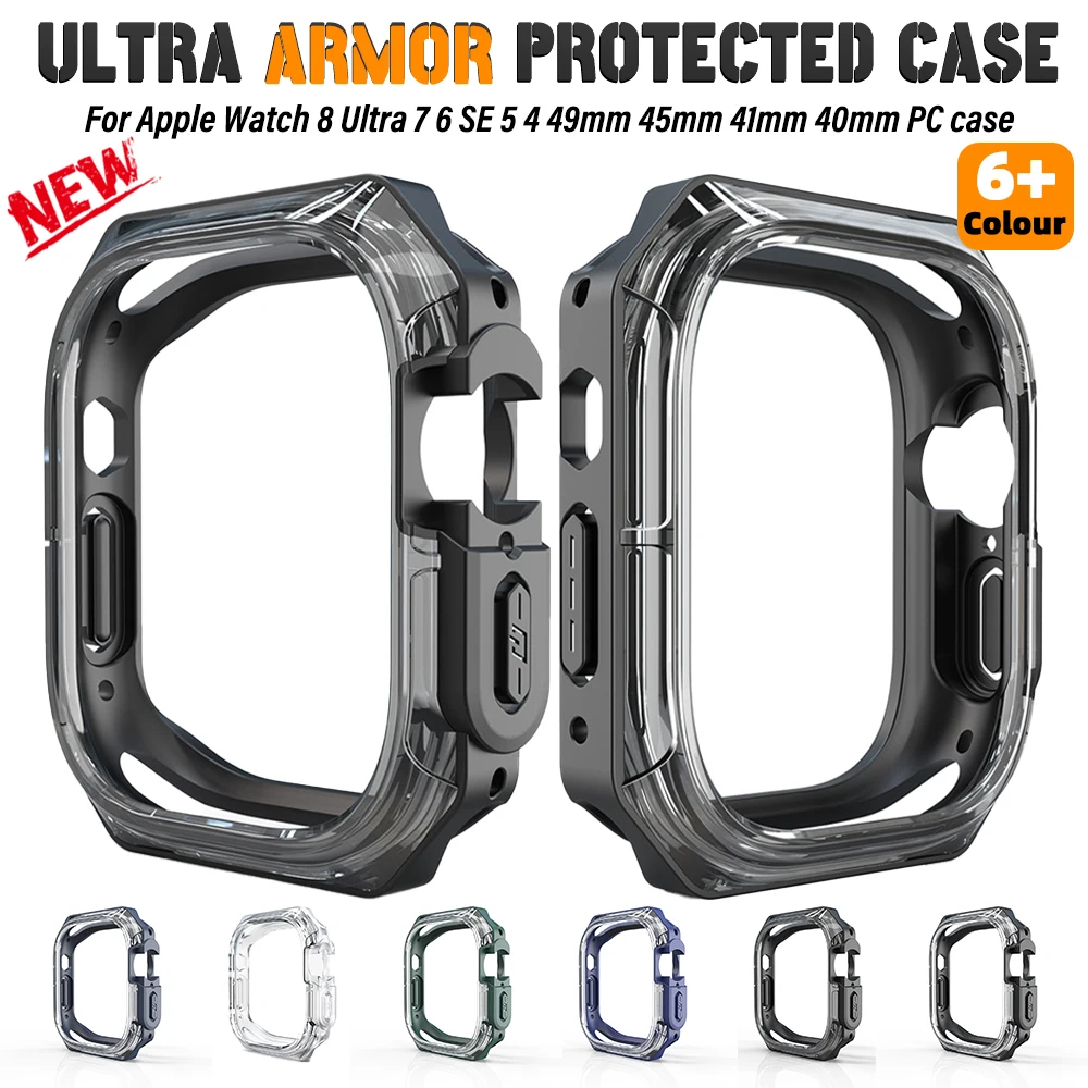 Ultra 360 Full Transparent Case For Apple Watch 8 7 6 SE 5 4 Protector Bumper Iwatch Series 49mm 45mm 44mm 41mm 40mm Accessories
Ultra 360 Full Transparent Case For Apple Watch 8 7 6 SE 5 4 Protector Bumper Iwatch Series 49mm 45mm 44mm 41mm 40mm Accessories