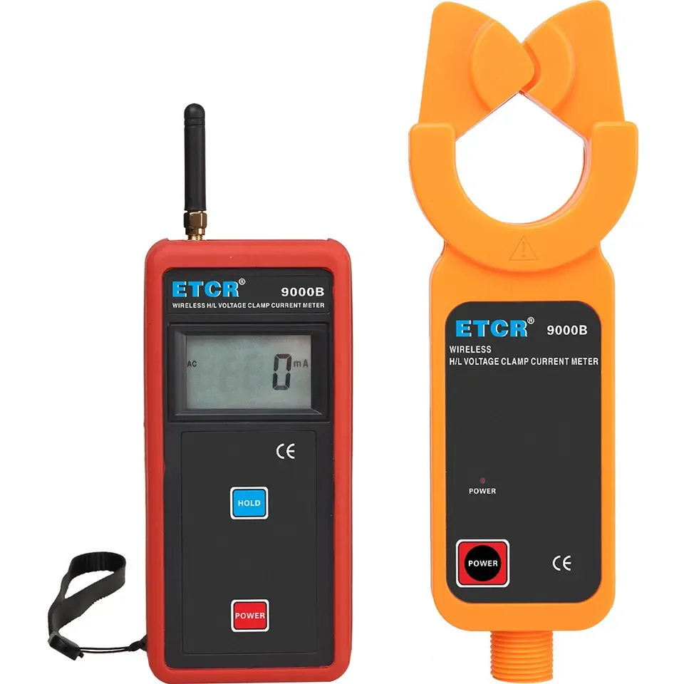 Digital Wireless H/L Voltage Clamp Current Meter ETCR9000B
Digital Wireless H/L Voltage Clamp Current Meter ETCR9000B
