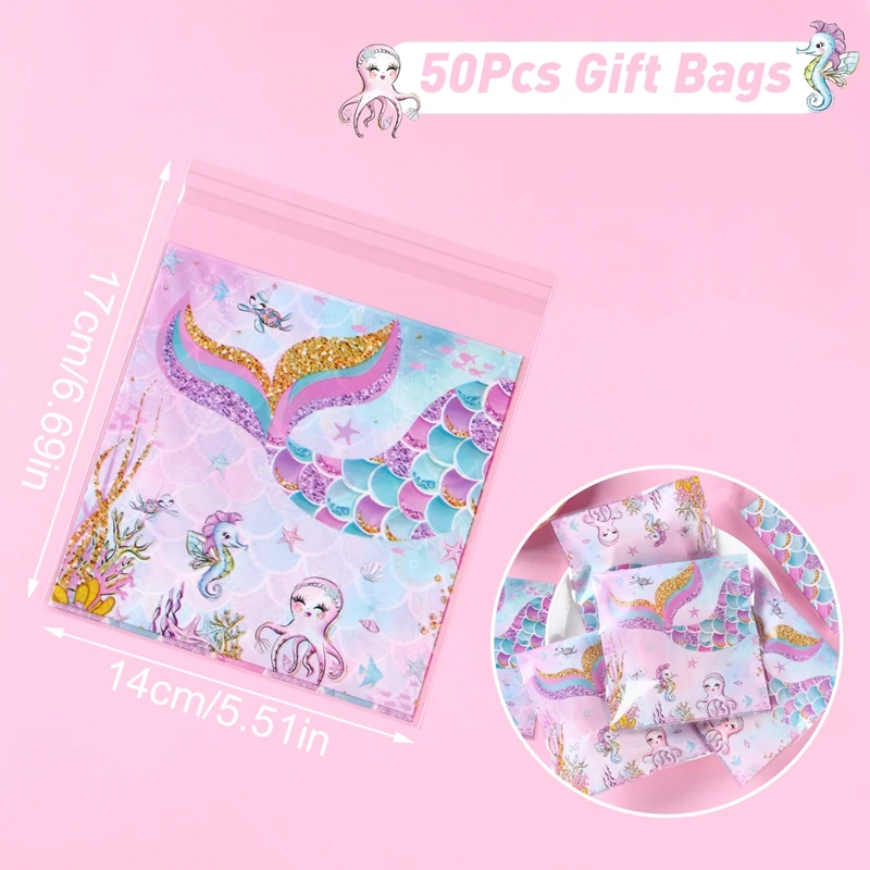 Пластиковые пакеты в виде русалки, конфеты с хвостом русалки, подарочные пакеты для русалки на день рождения, морской тематический Декор, детский праздник
Пластиковые пакеты в виде русалки, конфеты с хвостом русалки, подарочные пакеты для русалки на день рождения, морской тематический Декор, детский праздник