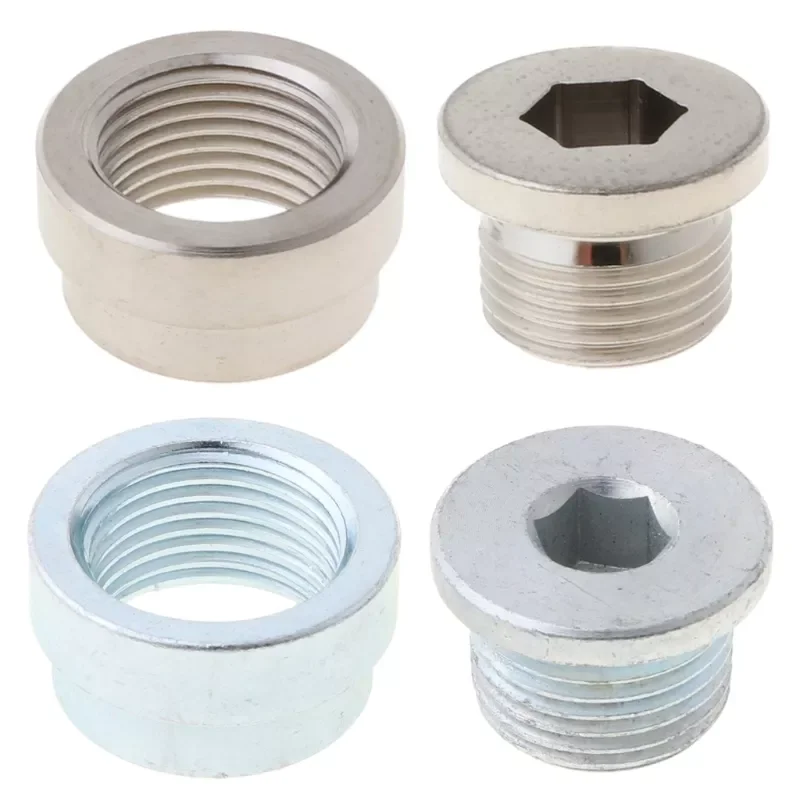 2PCS/Set O2 Oxygen Sensor Weld On Bung & Plug Wideband Nut & Cap Kit Stepped Nut Adapter
2PCS/Set O2 Oxygen Sensor Weld On Bung & Plug Wideband Nut & Cap Kit Stepped Nut Adapter