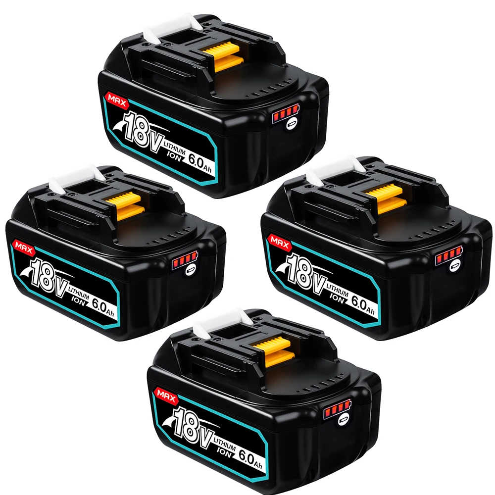 18V 6.0 8.0Ah Rechargeable Battery For Makita Power Tools with LED Li-ion Replacement LXT BL1860 1850 18v 9 A 6000mAh
18V 6.0 8.0Ah Rechargeable Battery For Makita Power Tools with LED Li-ion Replacement LXT BL1860 1850 18v 9 A 6000mAh