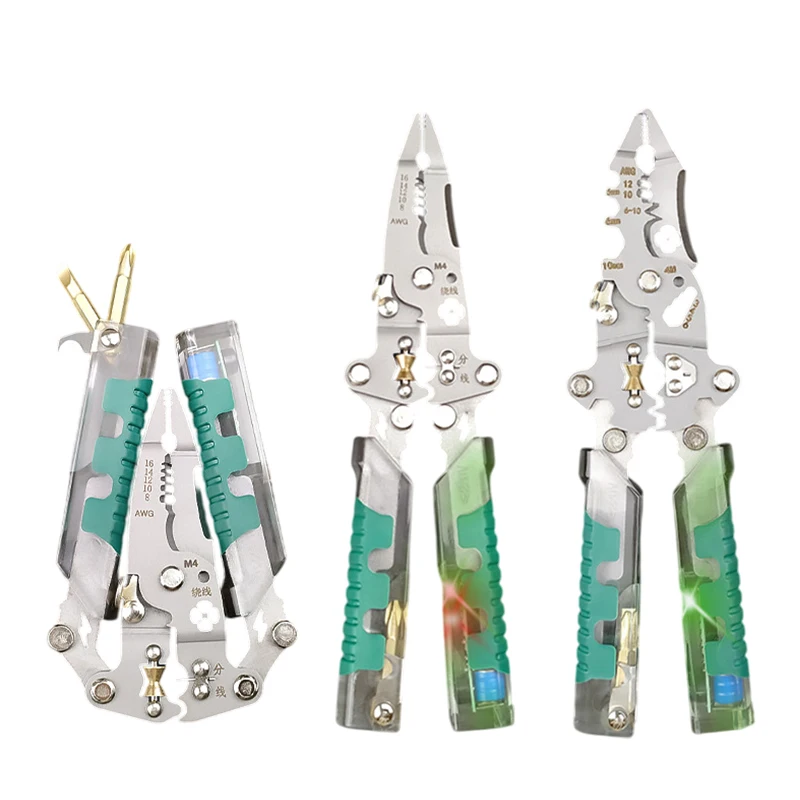 F썹be Щипцы для зачистки проводов Тестирование напряжения Щипцы для обжима кабеля Многофункциональные щипцы для зачистки проводов Щипцы для электрика
F썹be Щипцы для зачистки проводов Тестирование напряжения Щипцы для обжима кабеля Многофункциональные щипцы для зачистки проводов Щипцы для электрика