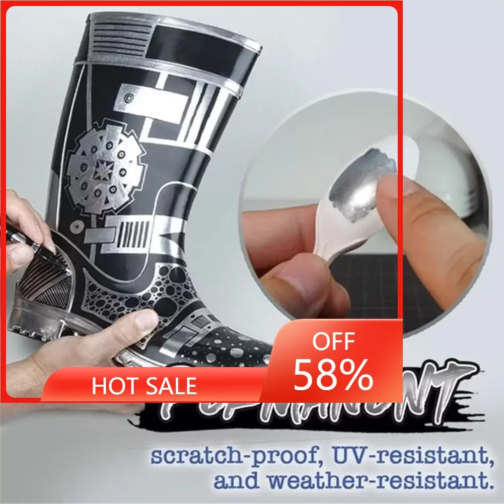 2022 Liquid Chrome Marker Set Silver Art Liquid Mirror Chrome Markers Fade-proof Metal Permanent Paint Craftwork Pen Accessories 
2022 Liquid Chrome Marker Set Silver Art Liquid Mirror Chrome Markers Fade-proof Metal Permanent Paint Craftwork Pen Accessories