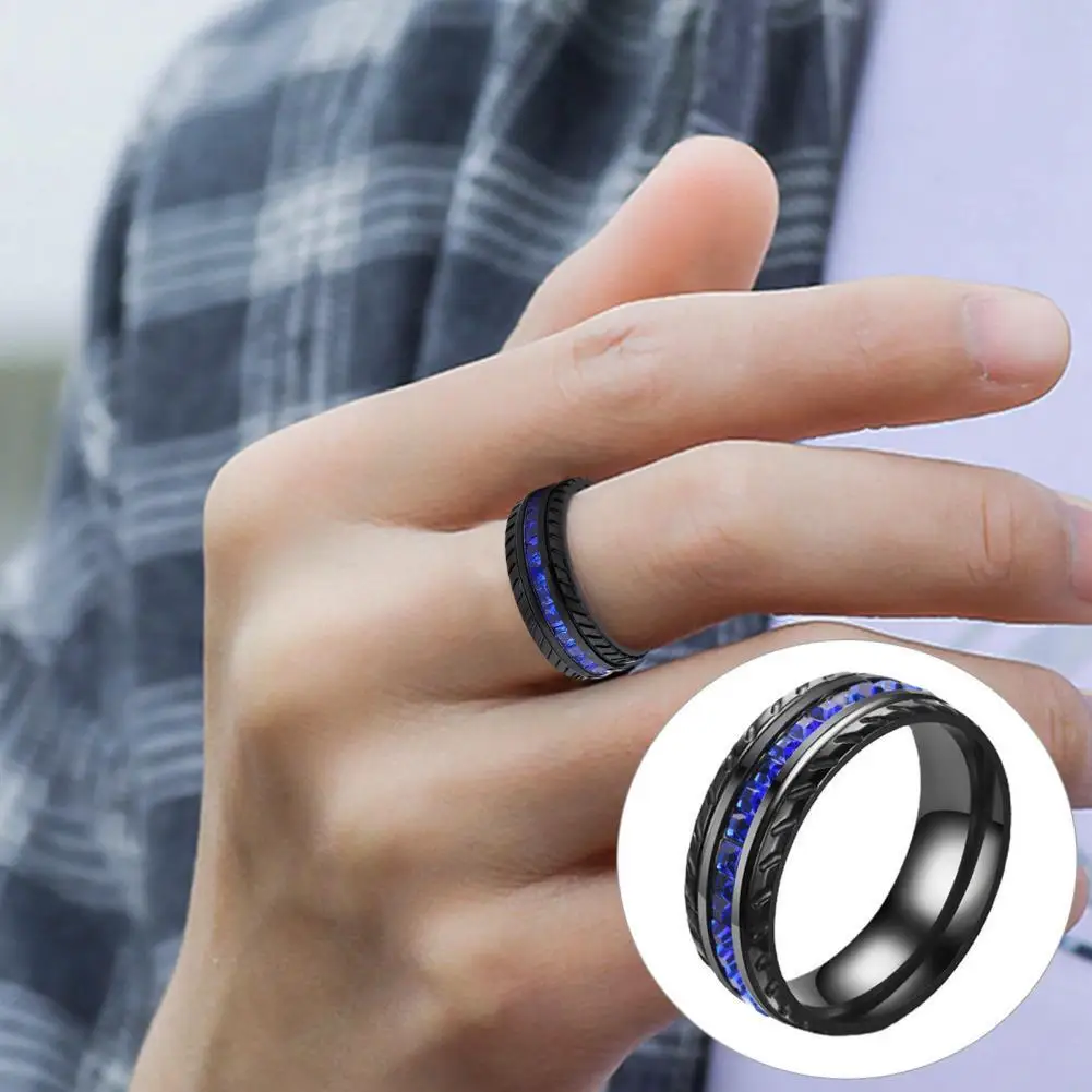 Tire Shape Fidget Ring Non-fading Jewelry Men Women Handsome Trendy Ring for Daily Life
Tire Shape Fidget Ring Non-fading Jewelry Men Women Handsome Trendy Ring for Daily Life
