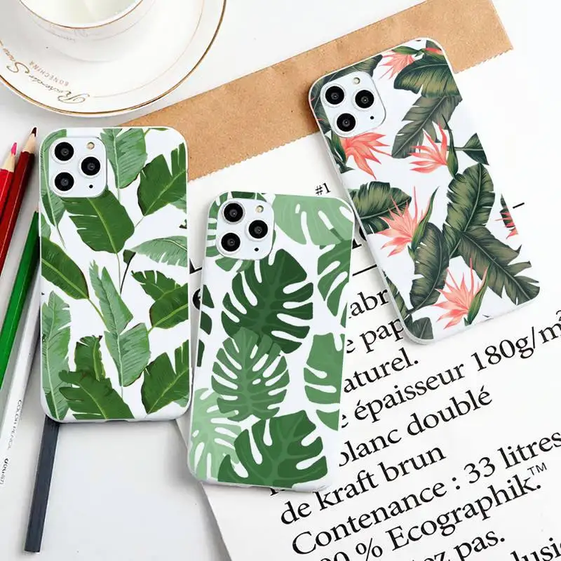 Banana leaves Phone Case Candy Color for iPhone 6 7 8 11 12 13 s mini pro X XS XR MAX Plus
Banana leaves Phone Case Candy Color for iPhone 6 7 8 11 12 13 s mini pro X XS XR MAX Plus
