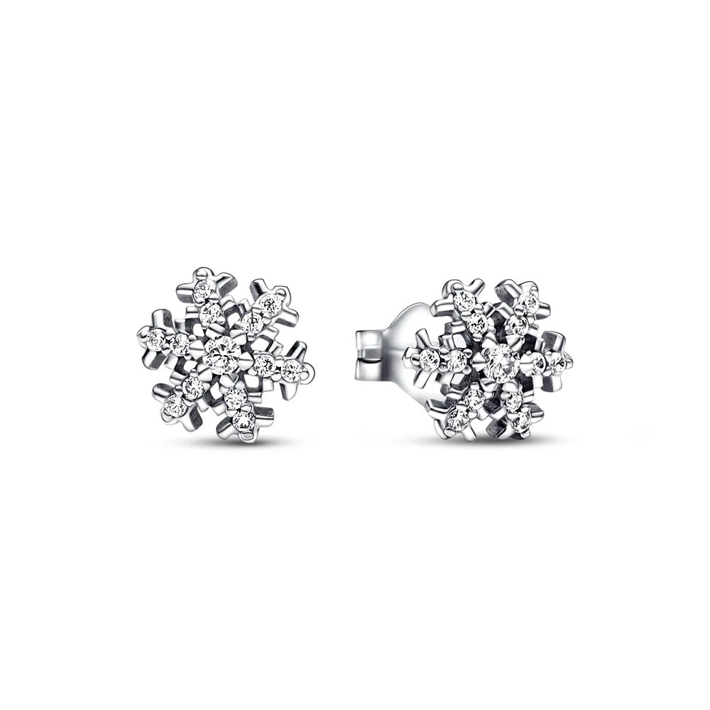 925 Silver Sparkling Snowflake Stud Earrings Fit For Pandora Original Engagement Party Making Fashion Ladies Jewelry Gift
925 Silver Sparkling Snowflake Stud Earrings Fit For Pandora Original Engagement Party Making Fashion Ladies Jewelry Gift