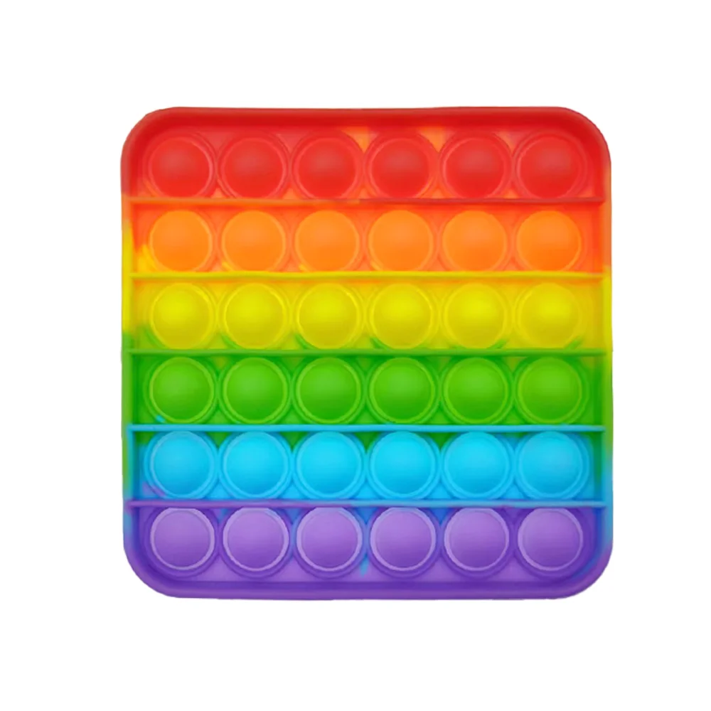 Hot Fidget Reliver Stress Small Square Toy Rainbow Push Bubble Antistress Toys Adults & Children Gift Drop Shipping Wholesale
Hot Fidget Reliver Stress Small Square Toy Rainbow Push Bubble Antistress Toys Adults & Children Gift Drop Shipping Wholesale