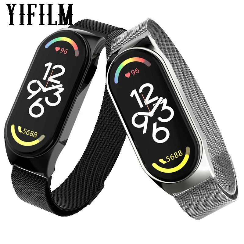Металлический ремешок для смарт-часов Xiaomi Mi Band 7, аксессуары для часов, браслет из нержавеющей стали с магнитной петлей для Mi Band 7, пленка
Металлический ремешок для смарт-часов Xiaomi Mi Band 7, аксессуары для часов, браслет из нержавеющей стали с магнитной петлей для Mi Band 7, пленка