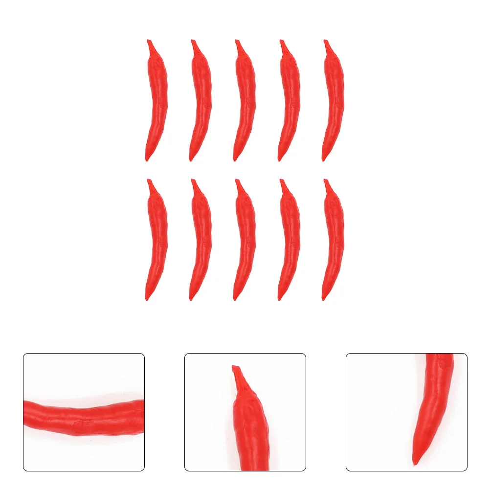 10Pcs Simulation Hot Pepper Model Fake Pepper Model Restaurant Display Vegetable Model
10Pcs Simulation Hot Pepper Model Fake Pepper Model Restaurant Display Vegetable Model