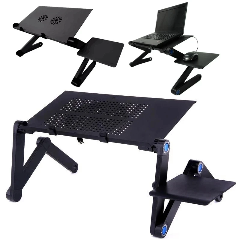 Cooling Fan Laptop desk Portable Adjustable Foldable Computer Desks Notebook Holder tv bed PC Lapdesk Table Stand With Mouse Pad
Cooling Fan Laptop desk Portable Adjustable Foldable Computer Desks Notebook Holder tv bed PC Lapdesk Table Stand With Mouse Pad