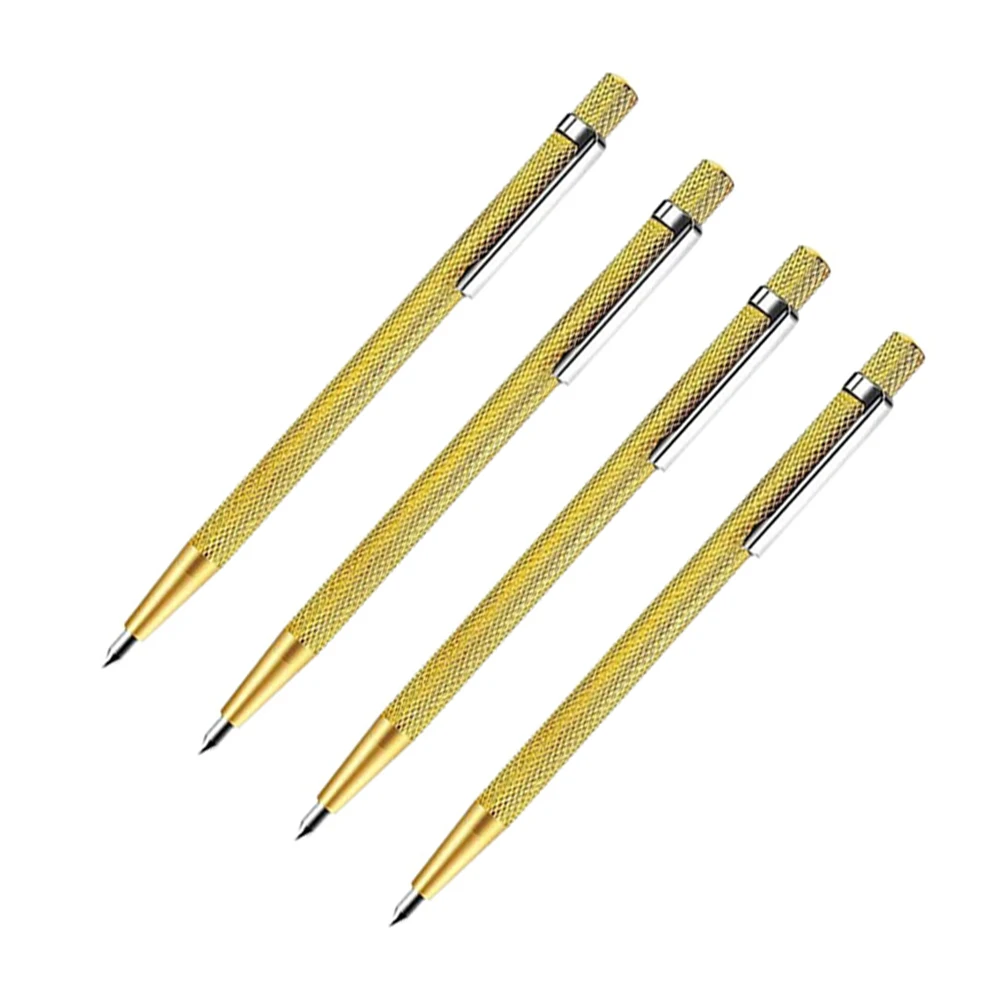 Tool Cutting Pen 150mm / 6 Inch 4Pcs Carbide Diamond Glass Cutter Gold Machine Lettering Pen Scriber Brand New
Tool Cutting Pen 150mm / 6 Inch 4Pcs Carbide Diamond Glass Cutter Gold Machine Lettering Pen Scriber Brand New
