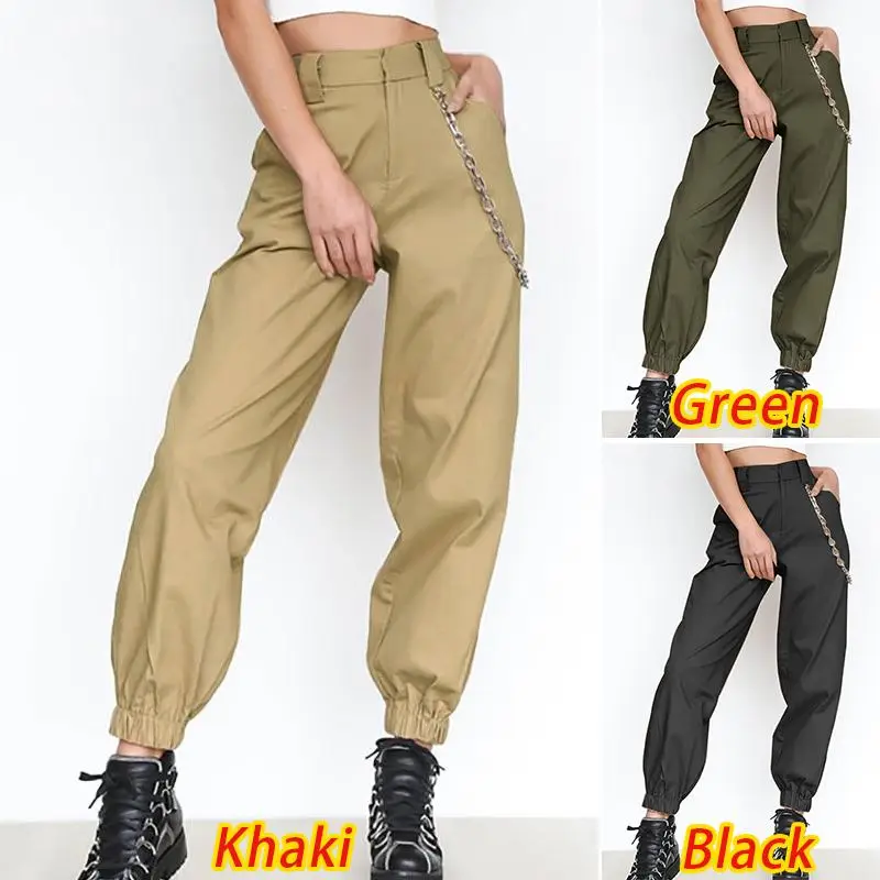 Women Fashion Cargo Trousers Solid All-match Cotton Ankle Tied Pants Casual Pantalones Office Lady Overall
Women Fashion Cargo Trousers Solid All-match Cotton Ankle Tied Pants Casual Pantalones Office Lady Overall