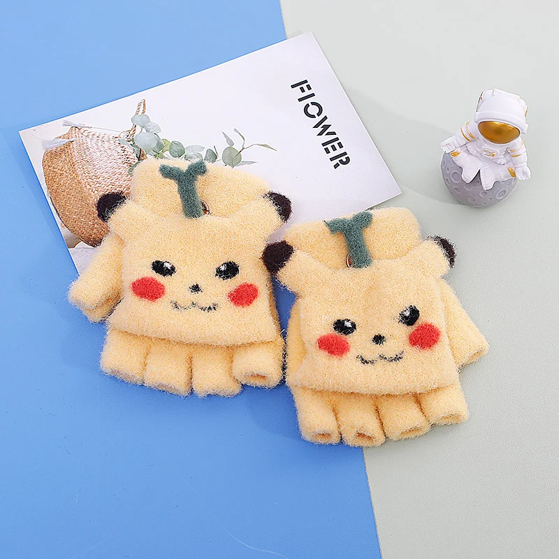 Детские перчатки Pokemon Pikachu теплые и холодные плотные полупальцы детские игрушки китайский Новогодний подарок кавайный розовый
Детские перчатки Pokemon Pikachu теплые и холодные плотные полупальцы детские игрушки китайский Новогодний подарок кавайный розовый