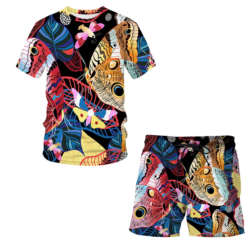 Men's 3D Koi Printed T-Shirt Short Sleeve + Shorts 2-Piece Set Casual Fashion Comfortable Breathable Men's Chinese Element Suit
Men's 3D Koi Printed T-Shirt Short Sleeve + Shorts 2-Piece Set Casual Fashion Comfortable Breathable Men's Chinese Element Suit