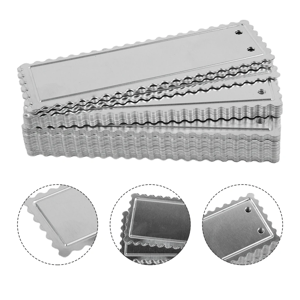 Plant Labels Iron Wire Tree ID Tag UV Resistant Waterproof 50pcs 82*25*0.5MM Double Sided Double-eyelet Brand New
Plant Labels Iron Wire Tree ID Tag UV Resistant Waterproof 50pcs 82*25*0.5MM Double Sided Double-eyelet Brand New