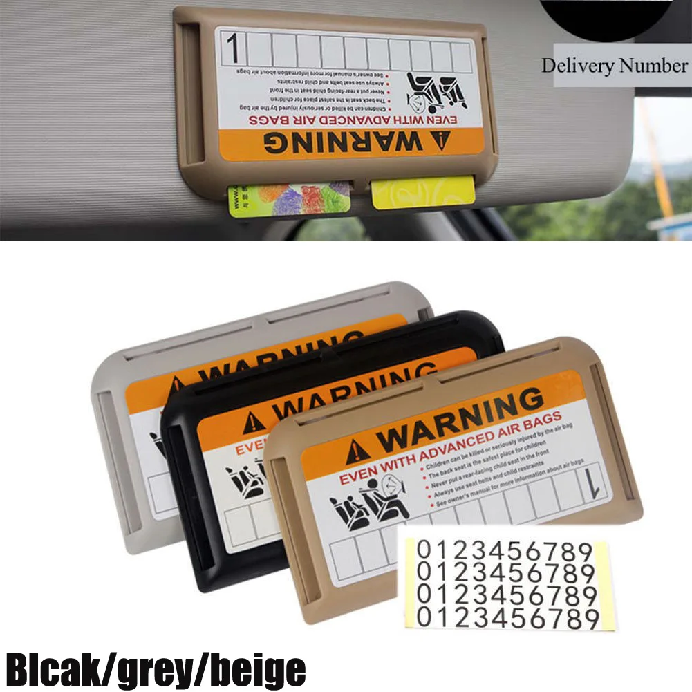 Car Parking Card Holder Sun Visor Organizer Multifunction Phone Number High-Speed IC Cards Stowing Tidying Car-styling
Car Parking Card Holder Sun Visor Organizer Multifunction Phone Number High-Speed IC Cards Stowing Tidying Car-styling