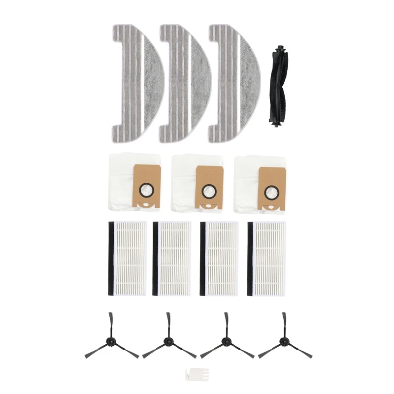 Main Side Brush Filter Dust Bag Mop Replacement Accessories For Proscenic M8 Pro Robot Vacuum Cleaner Cleaning Set
Main Side Brush Filter Dust Bag Mop Replacement Accessories For Proscenic M8 Pro Robot Vacuum Cleaner Cleaning Set