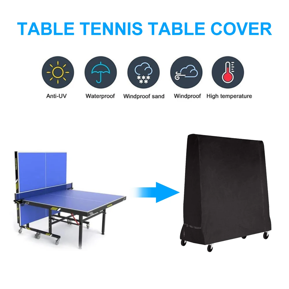 Folding Ping Pong Table Cover Durable 210D Oxford Cloth Waterproof Dust Cover Windproof Table Tennis Table Cover Indoor Outdoor
Folding Ping Pong Table Cover Durable 210D Oxford Cloth Waterproof Dust Cover Windproof Table Tennis Table Cover Indoor Outdoor