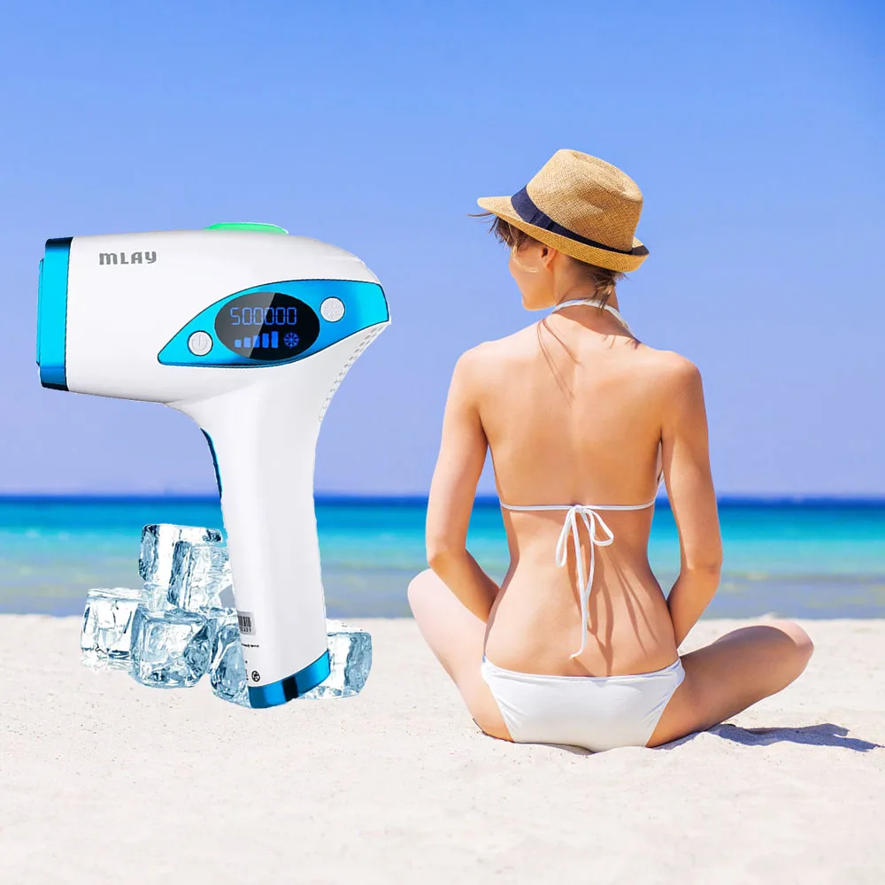 Mlay T4 IPL Hair Removal Device ICE Cold IPL Epilator Permanent Malay Hair Remover Face Body Painless Depilador 500000 Flashes
Mlay T4 IPL Hair Removal Device ICE Cold IPL Epilator Permanent Malay Hair Remover Face Body Painless Depilador 500000 Flashes