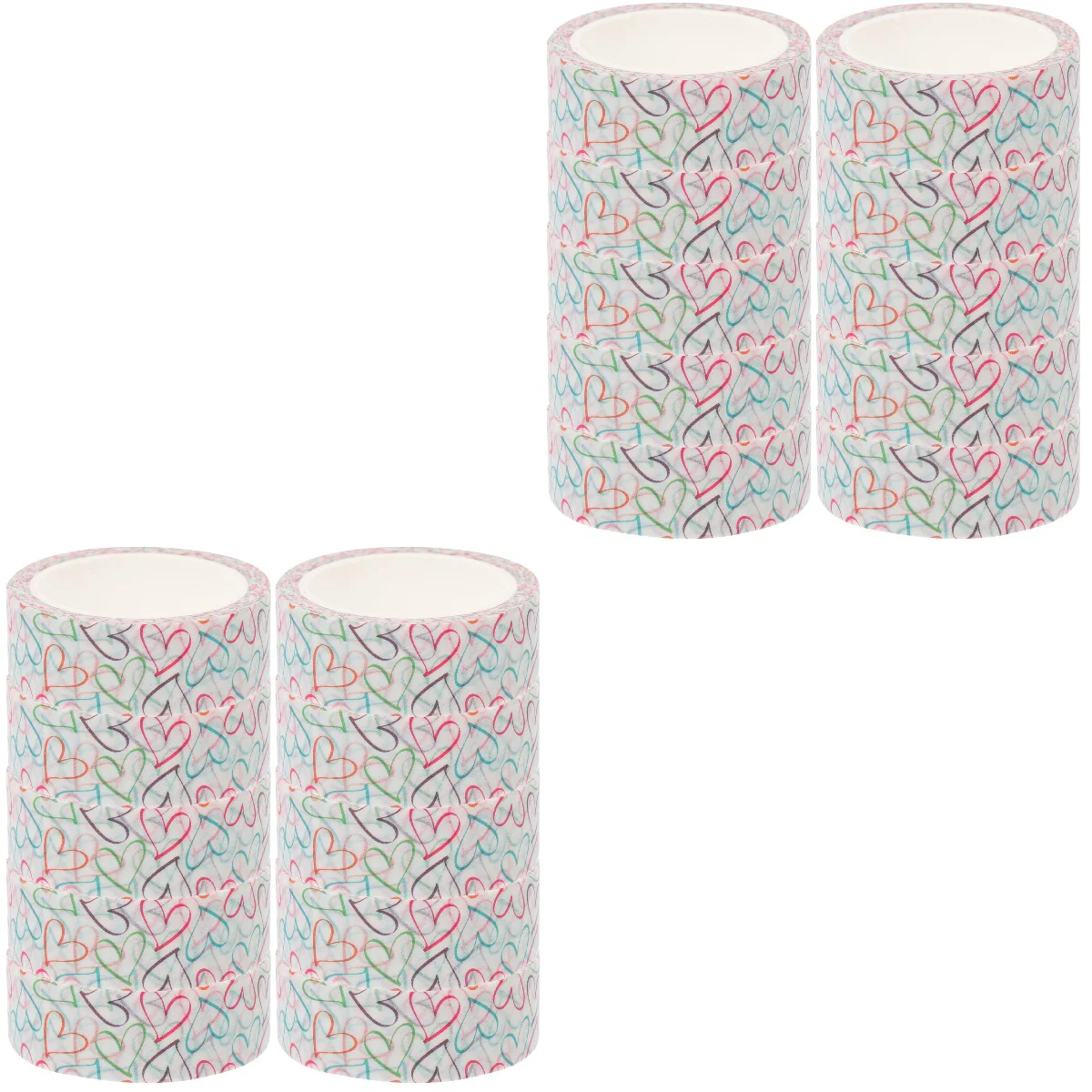 20 Rolls of Beautiful Enough Decorative Colorfast Paper Decals, DIY Washi Tapes DIY Tapes Heart Pattern Tape for Diy Supply
20 Rolls of Beautiful Enough Decorative Colorfast Paper Decals, DIY Washi Tapes DIY Tapes Heart Pattern Tape for Diy Supply