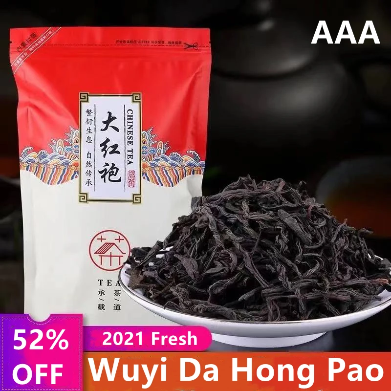 

2021 Китай Da Hong Pao Большой красный халат Oolong-чай Dahongpao Oolong-органический зеленый чай-чайник