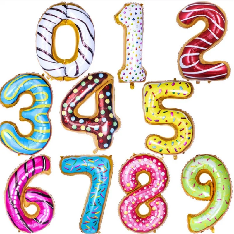 Cartoon Donut Candy Theme Balloons Ice Cream Kids Girl Boy Toy Birthday Party Decoration Baby Shower Sweet Number Helium Balloon
Cartoon Donut Candy Theme Balloons Ice Cream Kids Girl Boy Toy Birthday Party Decoration Baby Shower Sweet Number Helium Balloon