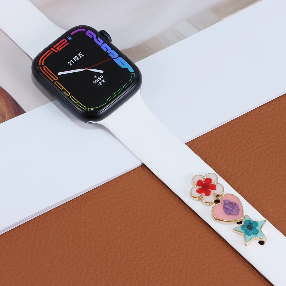 1 шт. ремешок для часов, декоративные подвески для ремешка Apple Watch, силиконовый браслет, металлические декоративные ногти для Samsung Huawei, спорти...
1 шт. ремешок для часов, декоративные подвески для ремешка Apple Watch, силиконовый браслет, металлические декоративные ногти для Samsung Huawei, спорти...