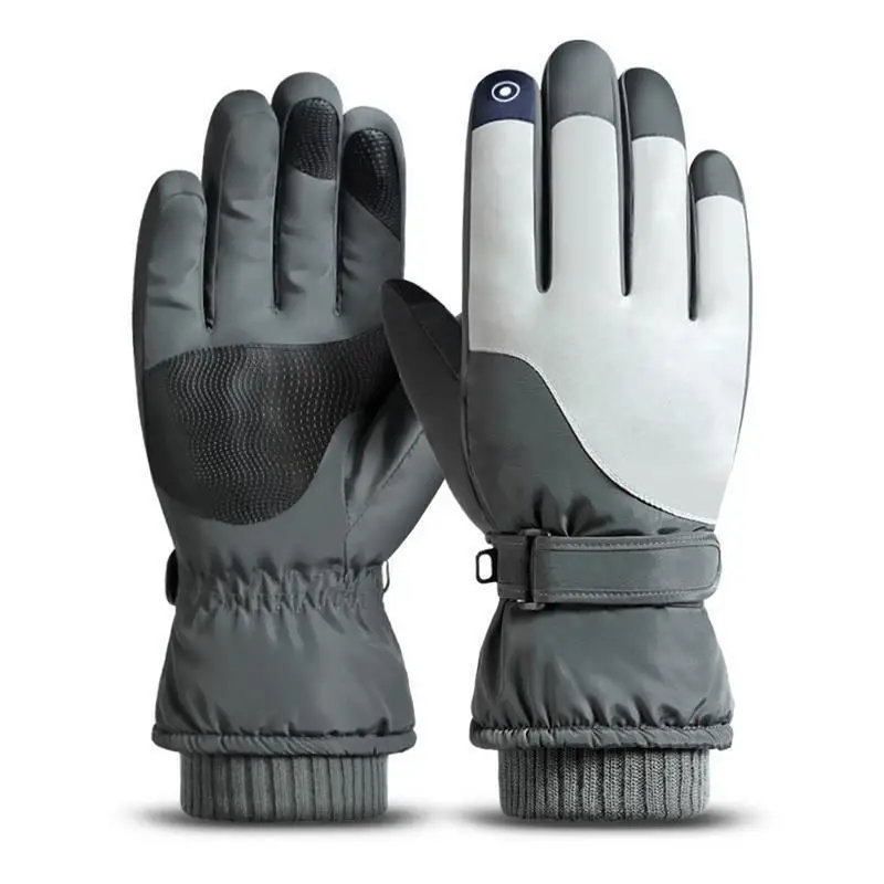 

Лыжные перчатки с защитой запястья, теплые водонепроницаемые зимние перчатки, варежки для снегохода, женские зимние перчатки для холодной погоды, катания на лыжах