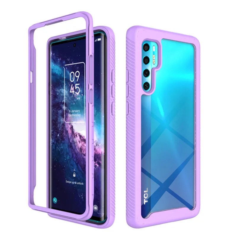 

Hybrid Rugged Shockproof Cover For TCL 20 Pro 5G T810H Case TPU Bumper Clear Armor Hard Case For TCL 20 Pro 20Pro T810H Funda