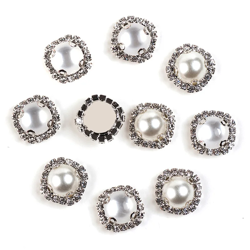 Round Flatback Pearls Rhinestone Beads For Needlework Sewing Buttons Crystal For Costume Jewelry Trimmings Strass For Clothes
Round Flatback Pearls Rhinestone Beads For Needlework Sewing Buttons Crystal For Costume Jewelry Trimmings Strass For Clothes