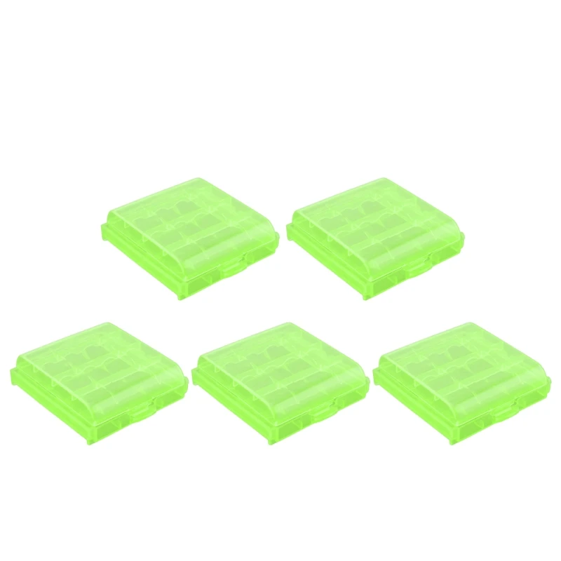 5Pcs Durable Container Dustproof AA/AAA Storage Box with 4 Slots
5Pcs Durable Container Dustproof AA/AAA Storage Box with 4 Slots