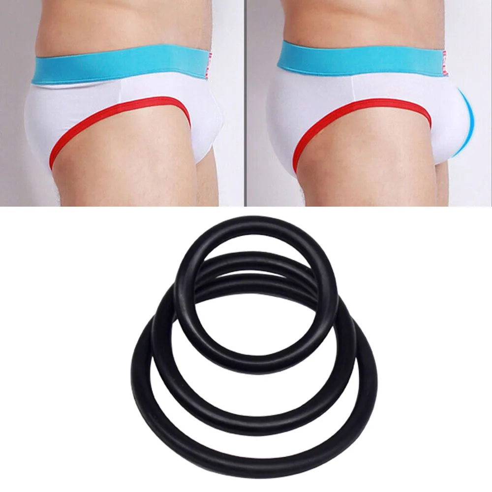 3pcs Men Black Silicone O Ring High Elastic Soft Thong Slave Stretchy Peni Ring For Longer And Harder Erection Delay Ejaculation
3pcs Men Black Silicone O Ring High Elastic Soft Thong Slave Stretchy Peni Ring For Longer And Harder Erection Delay Ejaculation