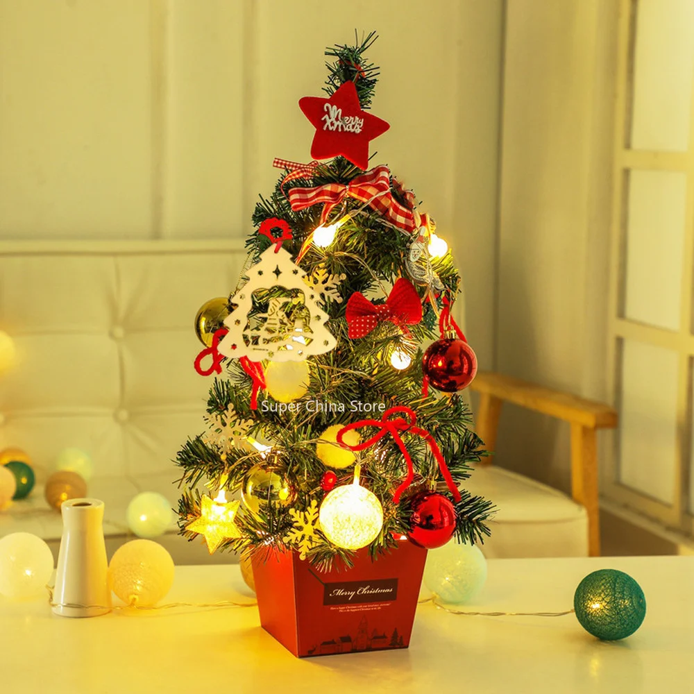 Mini Christmas Tree 40cm LED Warm Light Colored Lights Small Christmas Tree New Year Xmas Party Ornaments Decorations for Home
Mini Christmas Tree 40cm LED Warm Light Colored Lights Small Christmas Tree New Year Xmas Party Ornaments Decorations for Home