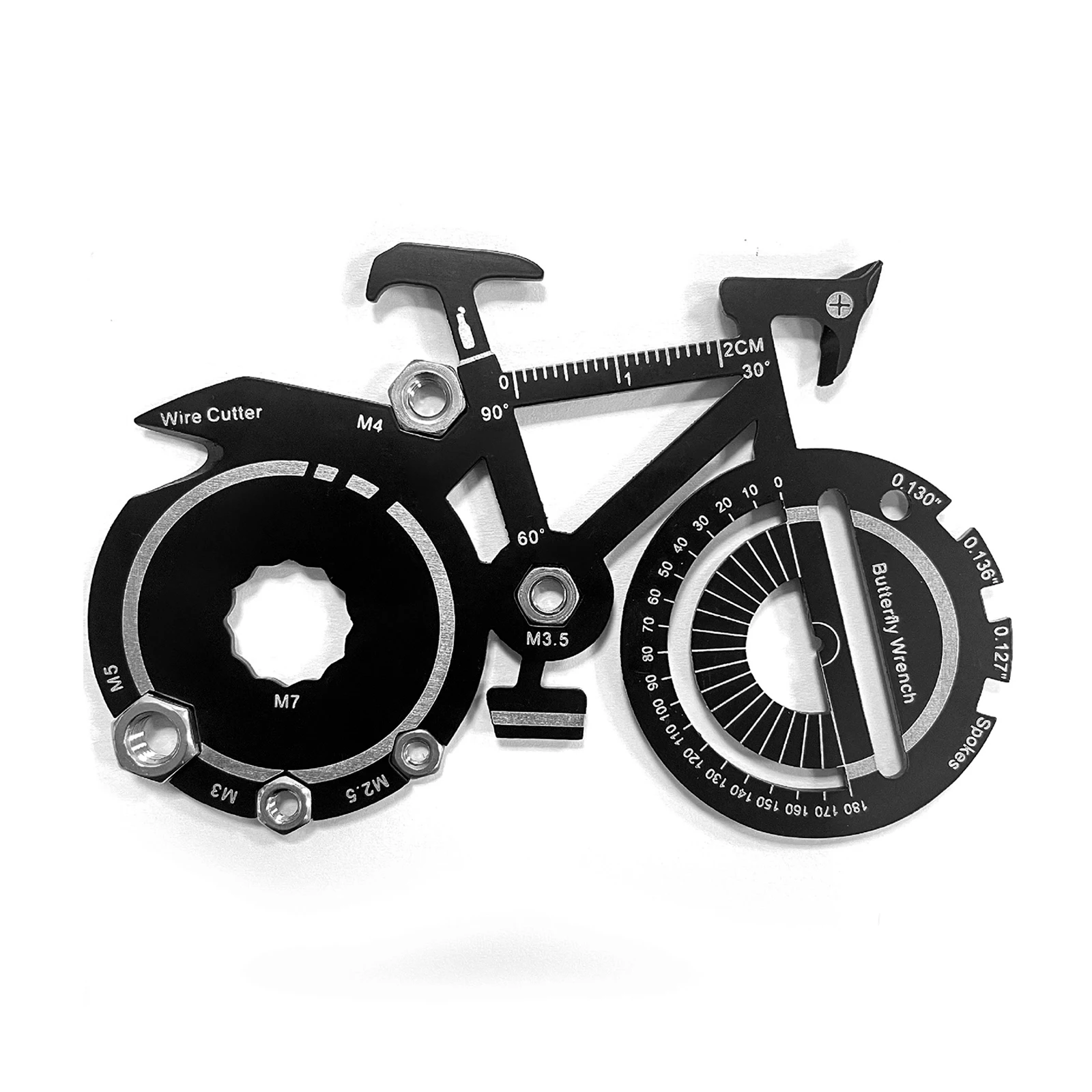 20-In-1 Bicycle Multitool Card Survival Gadgets Keychain Utility Pocket Tool Multi Tool Card Bottle Opener Screwdriver Bike Spok
20-In-1 Bicycle Multitool Card Survival Gadgets Keychain Utility Pocket Tool Multi Tool Card Bottle Opener Screwdriver Bike Spok