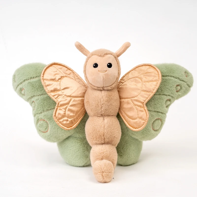 

Милая мультяшная бабочка, плюшевая набивная насекомое моль, 36 см, мягкая кукольная Подушка, домашний декор, детские игрушки, подарок на день рождения