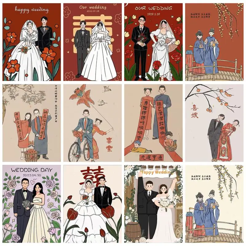 CHENISTORY Modern Paint By Numbers Frame Wedding Diy Gift Art Supplies Wall Decors Romance With Frame Adults Crafts Lovers
CHENISTORY Modern Paint By Numbers Frame Wedding Diy Gift Art Supplies Wall Decors Romance With Frame Adults Crafts Lovers